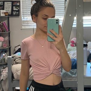 cropped forever 21 shirt